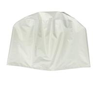 ADOCARN Cubierta Protectora para Parrilla de Barbacoa Redonda 50x46 cm, Funda Ajustable Beige 210D Oxford, para Parrilla de Gas, Uso en Exterior y Camping