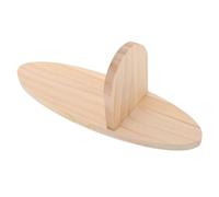 ADOCARN Estante de Pared de Madera Ovalado Moderno Estante Decorativo de Almacenamiento Natural para Dormitorio y Salón Creativa de Organización