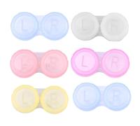 ADOCARN Estuche para Lentes de Viaje Doble Marco 10 Piezas de Plástico Adecuado para Cualquier Lente Limpios para Uso en Casa y Viajes