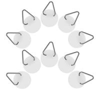 ADOCARN Ganchos Adhesivos para Platos de Pared Redondos 22 Mm, Colgadores Invisibles de Plástico Resistente, Autoadhesivos para Cocina y Baño, Soporte sin Taladro, Pack 20 Unidades