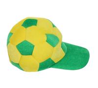 ADOCARN Gorra de Béisbol para Partido de Fútbol Visera, Tela de Terciopelo, Diseño Brasileño para Hombres, Adecuado para Animar en Fiestas y Encuentros Deportivos