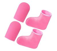 ADOCARN Guantes de Parafina para Spa de Manos y Pies, Calentador de Cera Retención Térmica, Set Combinado Manoplas y Botines de Algodón para Cuidado Hidratante en Belleza y Cuidado