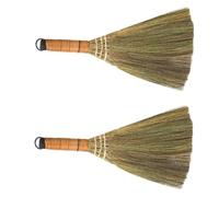 ADOCARN Herramienta de Limpieza de Escritorio 2 Piezas con Cerdas Naturales para Habitaciones y Espacios Pequeños, Confección Manual
