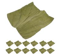 ADOCARN Hojas de Loto Simuladas para Emplatar Sushi y Dim Sum, Forros Cuadrados 20x20 Cm, 100 Unidades, Revestimiento Natural para Platos de Fiesta y Cocina Asiática