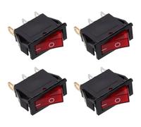 ADOCARN Interruptores de Palanca para Cocina Eléctrica de Alta Resistencia, 4 Piezas, Plástico y Cobre, Durabilidad y Resistencia a Altas Temperaturas para Olla Eléctrica