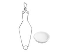 ADOCARN Kit de Crisol y Diseño Compacto Pinzas de Acero para Fundir Metales Adecuado Fabricación de Joyas en Casa