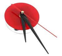 ADOCARN Kit de Mecanismo para Reloj de Pared Movimiento Silencioso y Manecillas Rojas Metálicas, Motor de Cuarzo para Bricolaje y Reparación, sin Pilas, Accesorio Profesional