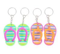 ADOCARN Llavero Portátil de Pvc Decoración de Zapatilla para Colgar Bolsos, 2 Pares, Diseño Creativo y Brillante, Adecuado para Regalos y Fiestas