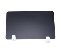 ADOCARN Mampara Acrílica Negra para Escritorio 50x30 Cm, Placa Divisoria de Oficina y Examen, Deflector Práctico para Estaciones de Trabajo y Reducción de Perturbaciones