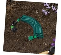ADOCARN Manguera Enrollable para Jardín y Lavado de Coches Flexible con Diseño de Resistente Alta Presión y Congelación Compatible con Conexiones Estándar Incluye Rociadora Multifunción