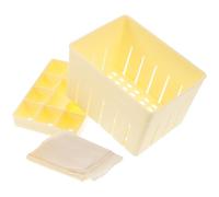 ADOCARN Molde para Hacer Tofu con Borde Pulido, Resistente y No Deformable, Material Pp con Tela Filtrante, Kit de Prensa de Tofu para Uso Doméstico Cocina