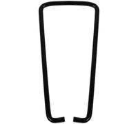 ADOCARN Pedal al Domésticas de Deportes Aire Libre y Actividades Pie Bomba de Hierro Negro, Accesorio Estable Adaptable para Inflador Manual para Bicicleta