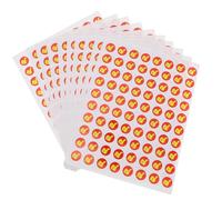 ADOCARN Pegatinas de Pulgares Hacia Arriba, 50 Unidades Autoadhesivas Pequeñas, Color Multicolor, Paquete de 5, Ideales para Jardín de Infantes y Recompensas Escolares