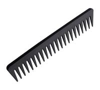 ADOCARN Peine Vintage Cabello de Hombres Dientes Grandes, Ligero Fibra de Carbono Negro, Adecuado para Peinados Hacia Atrás y Cuidado Profesional