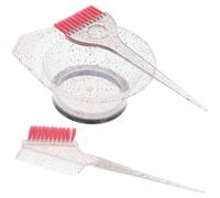 ADOCARN Pinceles para Teñir Cabello Cuenco para Mezcla y Cerdas Flexibles, Kit de 3 Piezas para Aplicar Tintes y Tratamientos Capilares, Recomendado para Salones y Uso Hogar