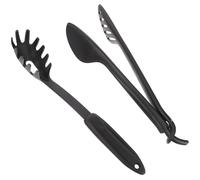 ADOCARN Pinzas Ergonómicas para Espaguetis y Clip de Alimentos de Nailon Resistentes al Calor, 2 Piezas para Cocina Doméstica, Barbacoa y Picnics, Utensilios Multifunción para Servir
