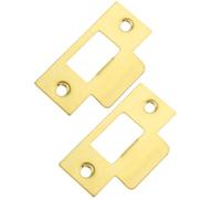 ADOCARN Placas de Cerradura de Acero Inoxidable para Puerta Garaje 2 Piezas Tapa de Orificio para Puertas Residenciales Interiores