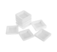 ADOCARN Plato de Pesaje Pequeño de Plástico para Laboratorio, Bandejas de Pesaje de Muestras, Contenedor para Polvos y Líquidos, 100 Unidades, Equipo de Laboratorio Versátil