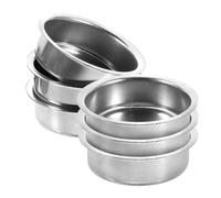 ADOCARN Plato Incensario De Acero Inoxidable 50x40x17 para Quemador De Incienso Repuesto Sin Agujeros Juego De 6 Piezas Soporte para Varillas De Incienso Decoración del Hogar Uso Yoga y Festivales