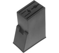 ADOCARN Porta Cuchillos de Plástico Negro Diseño Práctico y Material Resistente, Estante para Cortadores Domésticos y Restaurante, Adecuado para Cocina Organizada