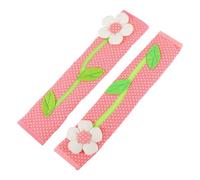 ADOCARN Protector Función Anti-huellas y Anti-manchas Cubierta del Mango del Refrigerador de Tela Rosa, 2 Piezas para Decoración de Cocina en Casa