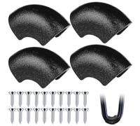 ADOCARN Protectores de Patas de Muebles en Forma de U, 4pcs Cubiertas de Silicona Antideslizantes para Patas de Mesa, diseño para sillas y Muebles con reducción de Ruido