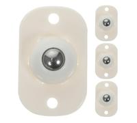 ADOCARN Ruedas Giratorias Adhesivas para Muebles Pequeñas en Abs y Acero Inoxidable, Juego de 4 Ruedas Silenciosas Rotación Flexible, Ideales para Electrodomésticos, Escritorios