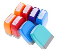 ADOCARN Sellos para Profesores de Aula, 8 Unidades de Colores, Sellos para Calificar y Motivar Estudiantes, Material Escolar Seguro, Uso Educativo en Casa y Escuela