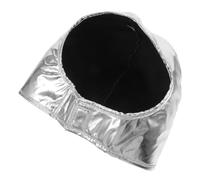 ADOCARN Sombrero De Astronauta Customeo De Astronautas Disfraz De Astronauta Para Mujeres Casco Espacial Disfraz De Astronauta Femenino Disfraz De Fiesta De Cumpleaños Poliéster Plata