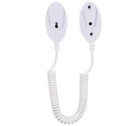 ADOCARN Soporte para Control Remoto de TV con Correa de Seguridad Retráctil, Cable Antipérdida Adhesivo sin Perforación, Accesorio Compacto para Hogar, Oficina y Hotel, Cuerda Resistente