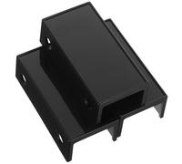 ADOCARN Soporte para Laptop Debajo del Escritorio de Plástico Negro Instalación bajo Mesa, Estante para Teclado y Ahorro de Espacio en Oficina o Hogar