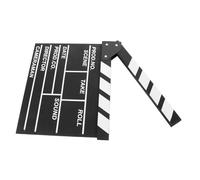 ADOCARN Tablilla De Película Equipo De Producción Cinematográfica Letrero De Película Tablillas De Película Decoración De Películas Equipo De Teatro Tablilla De Película Blanca Tablilla