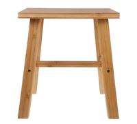 ADOCARN Taburete de Madera Pequeño de Bambú Banqueta Multifuncional para Cambiar Zapatos Banco Ligero y Compacto para Baño Cocina Dormitorio Uso para Adultos