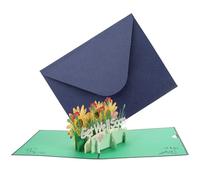 ADOCARN Tarjetas de Felicitación Tridimensionales de Papel Ligero y Diseño Delicado para Bendiciones y Mensajes de Consuelo Forma Adorable y Fácil de Transportar Color Color Aleatorio