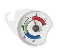 ADOCARN Termómetro Digital Fácil de Almacenar y Ahorra Espacio de Plástico Blanco para Refrigerador Doméstico Adecuado para Cocina y Almacenamiento en Frío