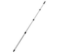 ADOCARN Varilla Telescópica Extremo Roscado de Acero Inoxidable para Trapeador con Mango Ajustable de 4 Secciones y Color Negro para Limpieza Doméstica