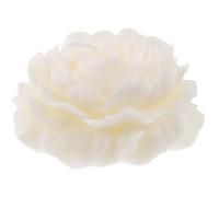 ADOCARN Vela Aromática Forma de Peonía en Color Claro, sin Humo, Decorativa y Perfumada para Ambiente Festivo y Relajante Hogar