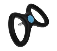 ADOCARN Volante De Coche Giratorio para Bebé Universal Accesorio para Coche Juguete para Parachoques Simulación De Coche De Hierro Color Negro