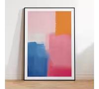 ADOHOME Abstract Draw Vibrant Energy Wall Art Prints Canvas Painting Poster Picture For Living Dining Home Decor 20x30cm Frameless