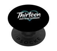 Adolescente Oficial 13 cumpleaños niña 13 años cumpleaños PopSockets PopGrip Adhesivo