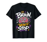Adolescente Tdah Cerebro Neurodivergente Pensamientos Camiseta