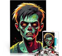 Adolescente Zombi Puzzle de 1000 Piezas para Adultos Ayuda al Cerebro a ejercitar Juguetes adictivos para Cultivar la Paciencia. Una Obra de Arte 38x26cm