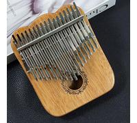 Adolescentes Marimba con Bolsa de Terciopelo Martillo Afinador Paño de Limpieza, Kalimba 34 Teclas para Fiestas Piano de Pulgar Principiantes(A)