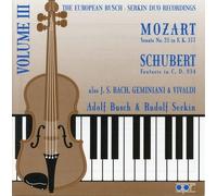 Adolf Busch - Piano Enregistrements Du Duo Busch/Serkin