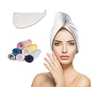 ADON London Turbie - Toalla de secado de pelo 100% algodón para mujeres y hombres, toalla grande para cabello rizado largo y grueso, absorbente de agua, secado rápido, antiencrespamiento, toalla