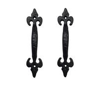 Adonai Hardware Nethaniah Black Antique Iron Door and Cabinet Pull