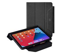 adonit Funda Protectora Tipo Libro para Apple iPad Air 10.9 (2020), diseño de Diamantes, Color Negro (Soporte para lápiz Capacitivo/Apple Pencil con protección contra Impactos, función de Encendido y
