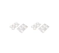 Adoorniequea Juego de 2 moldes de resina para teclas, molde epoxi, extractor de llaves, moldes de garra de gato, capital