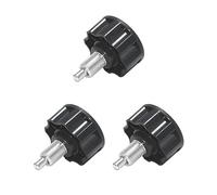Adoorniequea Juego de 3 pomos de resorte para bicicleta deportiva M16 M18 universal Pop Pull Pin Knob M18 negro