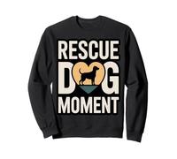 Adopción del Refugio del Momento del Perro de Rescate Sudadera